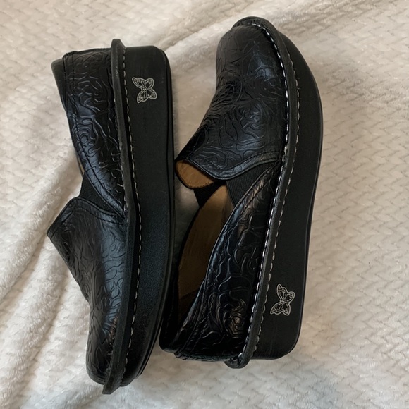 Alegria Debra Black Embossed size 39 - Picture 2 of 6
